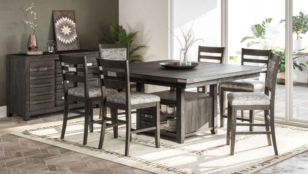 Altamonte Square Counter Height Dining Room Set (Grey)