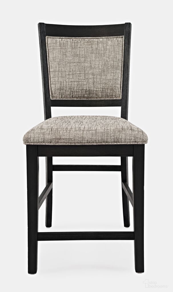 The appearance of Altamonte Upholstered Counter Stool Set of 2 In Dark Charcoal designed by Jofran in the modern / contemporary interior design. This dark charcoal piece of furniture was selected by 1StopBedrooms from Altamonte Collection to add a touch of cosiness and style into your home. Sku: 1851-BS520KD. Material: Acacia.