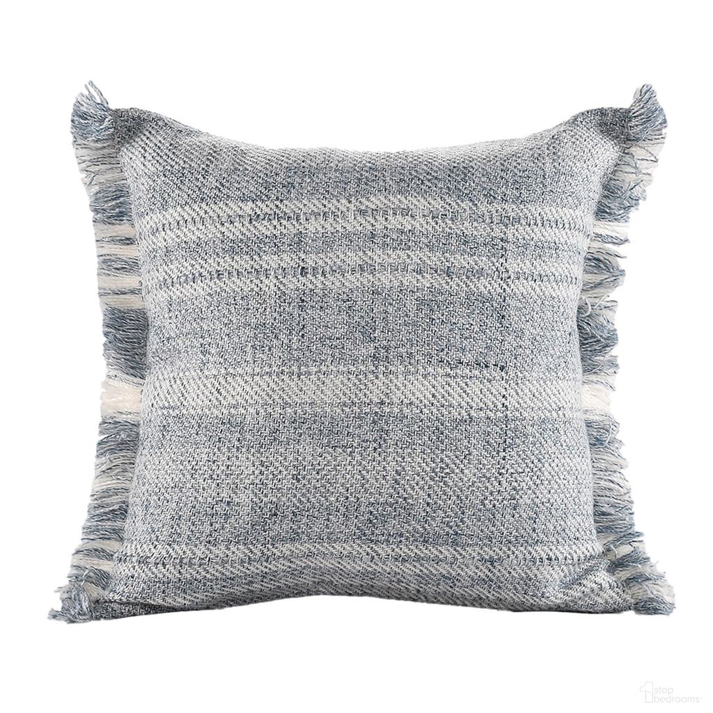 Altar 20" x 20" Edenbridge Striped Reversible Indoor/Outdoor Throw Pillow Cover Only In Gray and Ivory