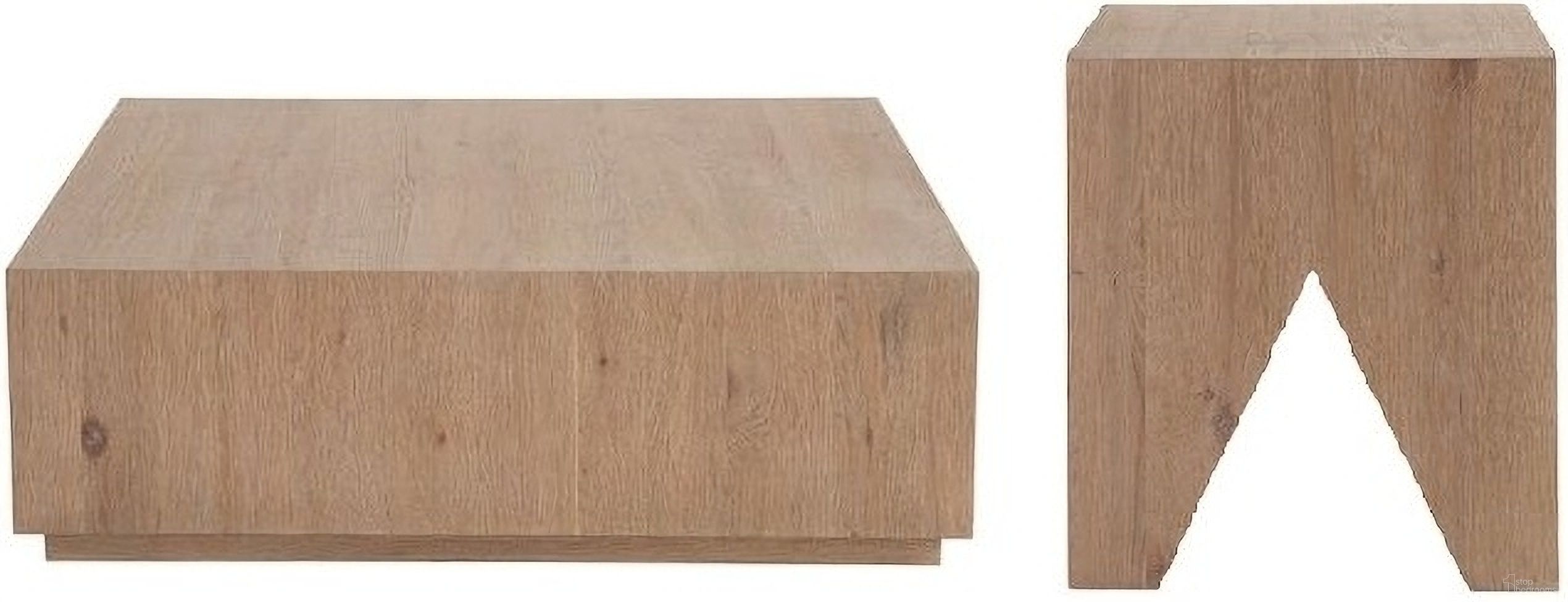 Altitude Square Occasional Table Set In Natural