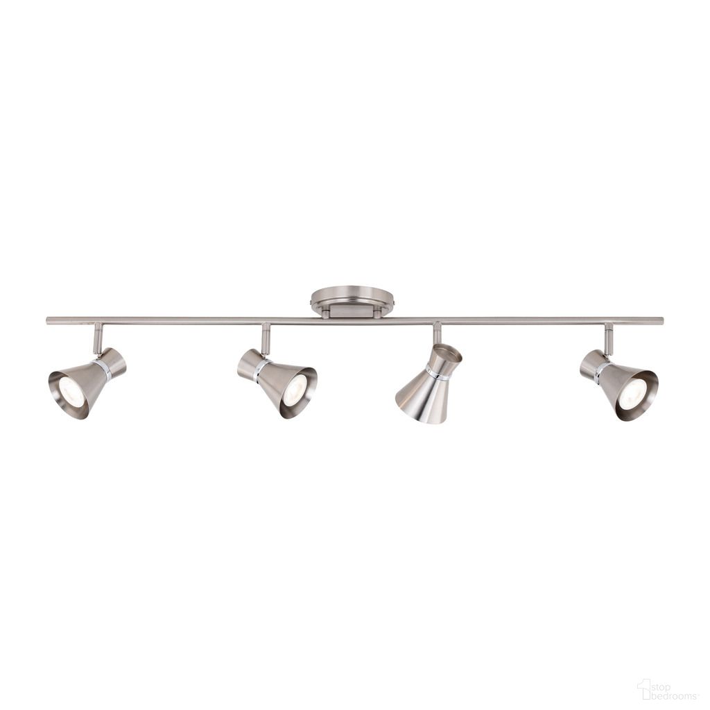 The appearance of Alto 4L LED Directional Ceiling Light In Brushed Nickel and Chrome designed by Vaxcel in the transitional interior design. This brushed nickel/chrome piece of furniture was selected by 1StopBedrooms from Alto Collection to add a touch of cosiness and style into your home. Sku: C0220. Material: Aluminum.