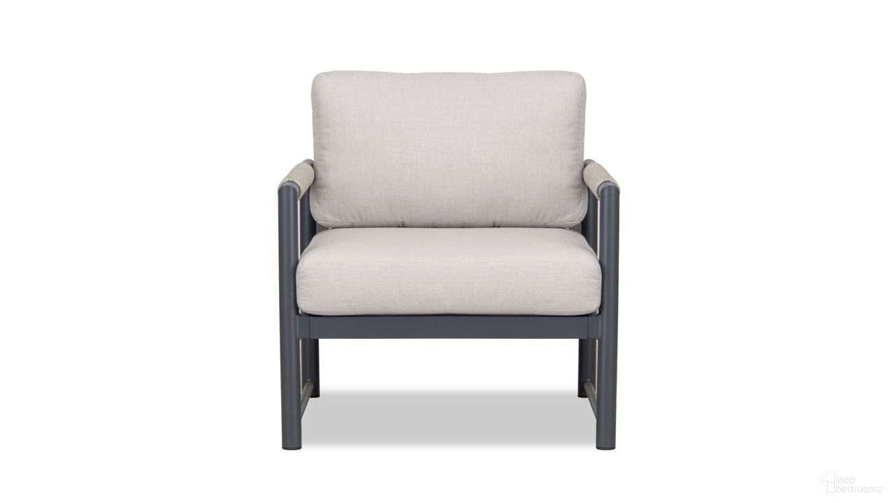 The appearance of Alto Club Chair In Cast Silver and Slate designed by Harmonia Living in the modern / contemporary interior design. This cast silver/slate piece of furniture  was selected by 1StopBedrooms from Alto Collection to add a touch of cosiness and style into your home. Sku: ALTO-SL-PG-CC-CS. Material: Aluminum.