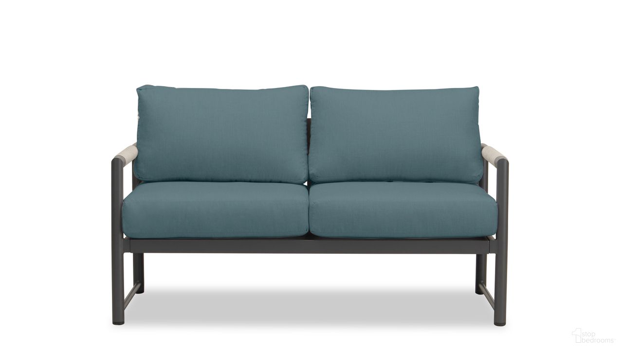 The appearance of Alto Loveseat In Cast Lagoon and Slate designed by Harmonia Living in the modern / contemporary interior design. This cast lagoon/slate piece of furniture was selected by 1StopBedrooms from Alto Collection to add a touch of cosiness and style into your home. Sku: ALTO-SL-PG-LS-CL. Material: Aluminum.