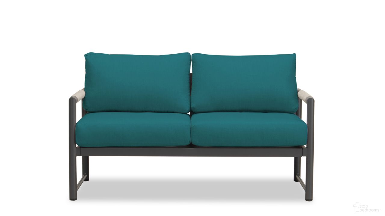 The appearance of Alto Loveseat In Spectrum Peacock and Slate designed by Harmonia Living in the modern / contemporary interior design. This spectrum peacock/slate piece of furniture was selected by 1StopBedrooms from Alto Collection to add a touch of cosiness and style into your home. Sku: ALTO-SL-PG-LS-PC. Material: Aluminum.