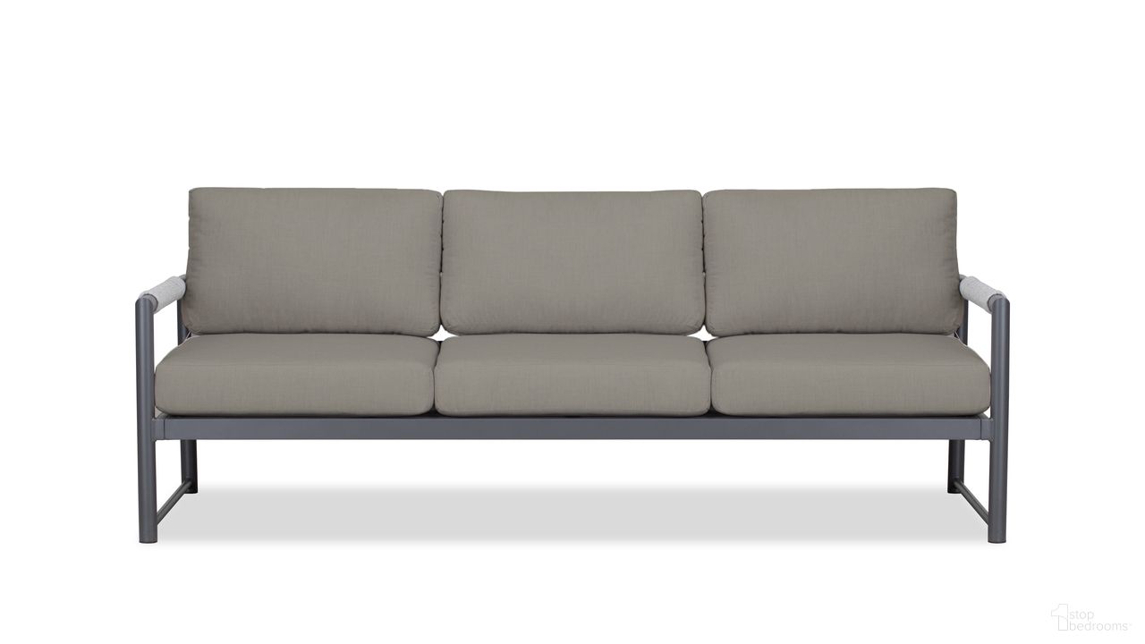 The appearance of Alto Sofa In Canvas Charcoal and Slate designed by Harmonia Living in the modern / contemporary interior design. This canvas charcoal/slate piece of furniture was selected by 1StopBedrooms from Alto Collection to add a touch of cosiness and style into your home. Sku: ALTO-SL-PG-S-CC. Material: Aluminum.