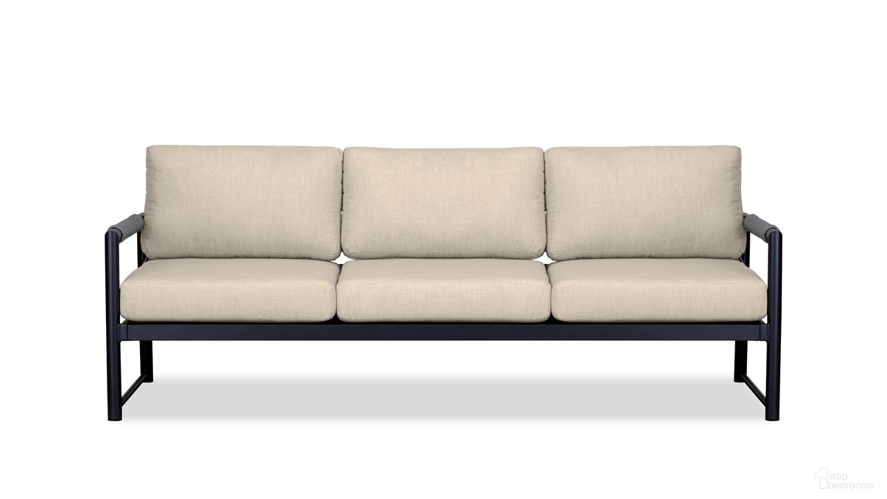 The appearance of Alto Sofa In Canvas Flax and Black designed by Harmonia Living in the modern / contemporary interior design. This canvas flax/black piece of furniture was selected by 1StopBedrooms from Alto Collection to add a touch of cosiness and style into your home. Sku: ALTO-BK-CO-S-CF. Material: Aluminum.