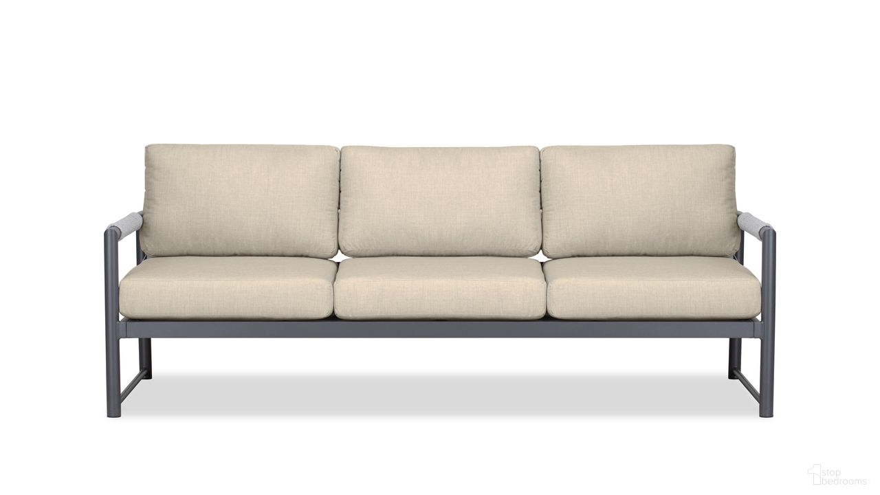 The appearance of Alto Sofa In Canvas Flax and Slate designed by Harmonia Living in the modern / contemporary interior design. This canvas flax/slate piece of furniture was selected by 1StopBedrooms from Alto Collection to add a touch of cosiness and style into your home. Sku: ALTO-SL-PG-S-CF. Material: Aluminum.