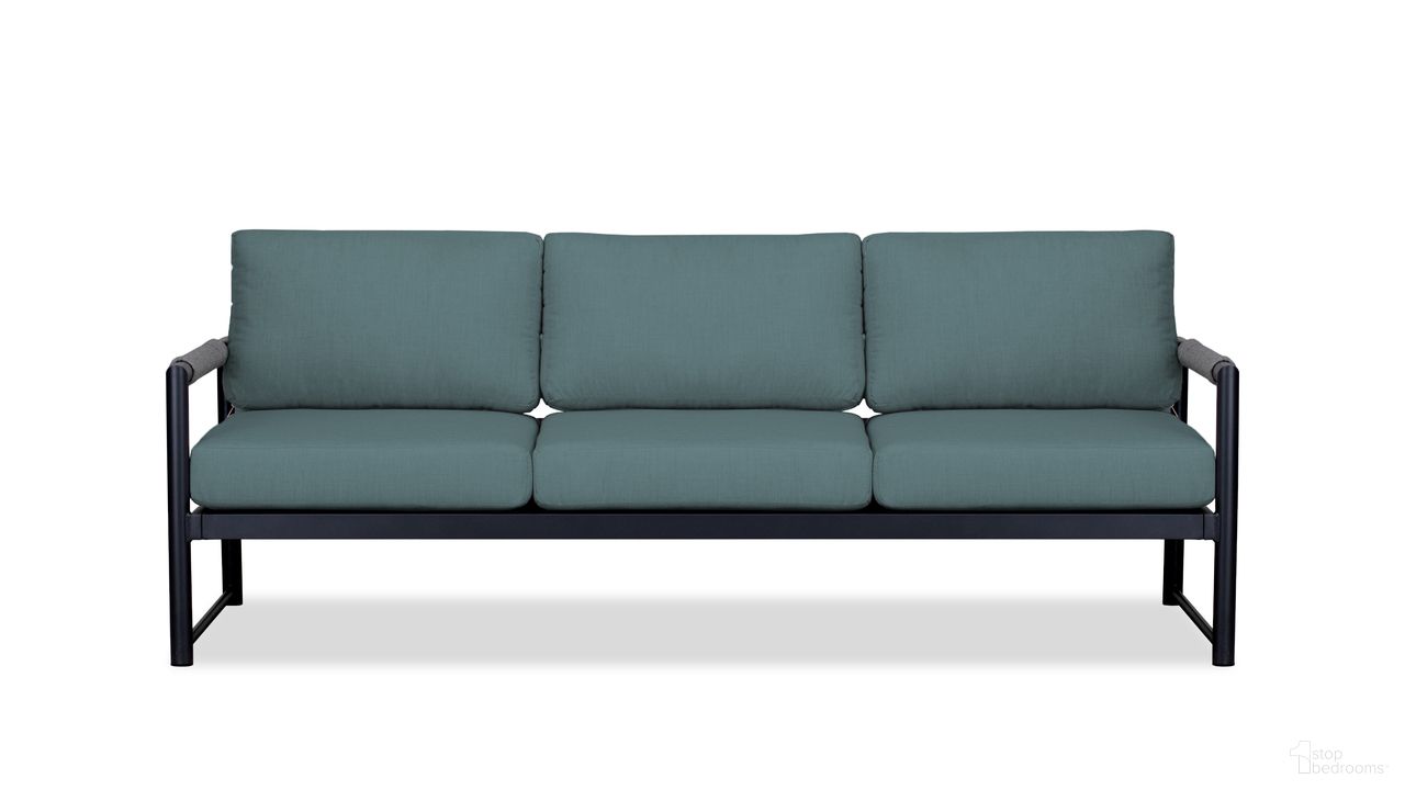 The appearance of Alto Sofa In Cast Lagoon and Black designed by Harmonia Living in the modern / contemporary interior design. This cast lagoon/black piece of furniture was selected by 1StopBedrooms from Alto Collection to add a touch of cosiness and style into your home. Sku: ALTO-BK-CO-S-CL. Material: Aluminum.