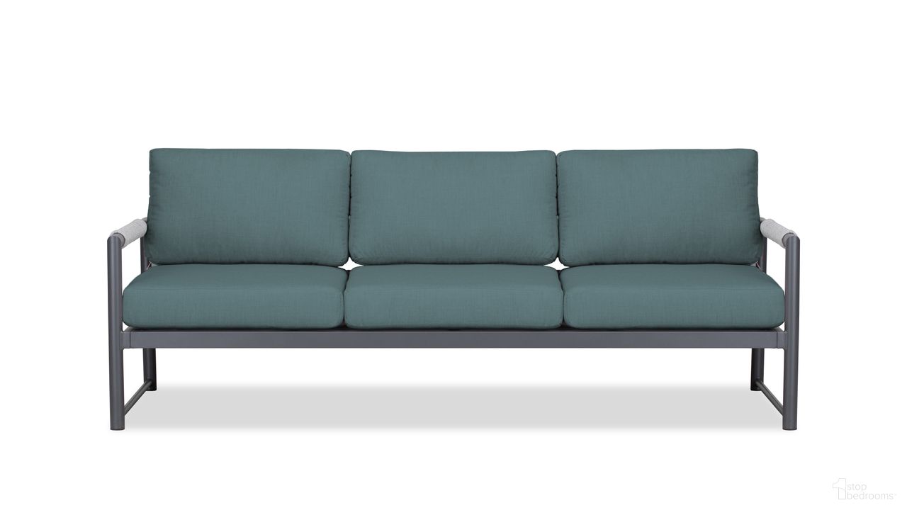 The appearance of Alto Sofa In Cast Lagoon and Slate designed by Harmonia Living in the modern / contemporary interior design. This cast lagoon/slate piece of furniture was selected by 1StopBedrooms from Alto Collection to add a touch of cosiness and style into your home. Sku: ALTO-SL-PG-S-CL. Material: Aluminum.