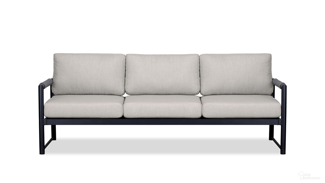The appearance of Alto Sofa In Cast Silver and Black designed by Harmonia Living in the modern / contemporary interior design. This cast silver/black piece of furniture  was selected by 1StopBedrooms from Alto Collection to add a touch of cosiness and style into your home. Sku: ALTO-BK-CO-S-CS. Material: Aluminum.