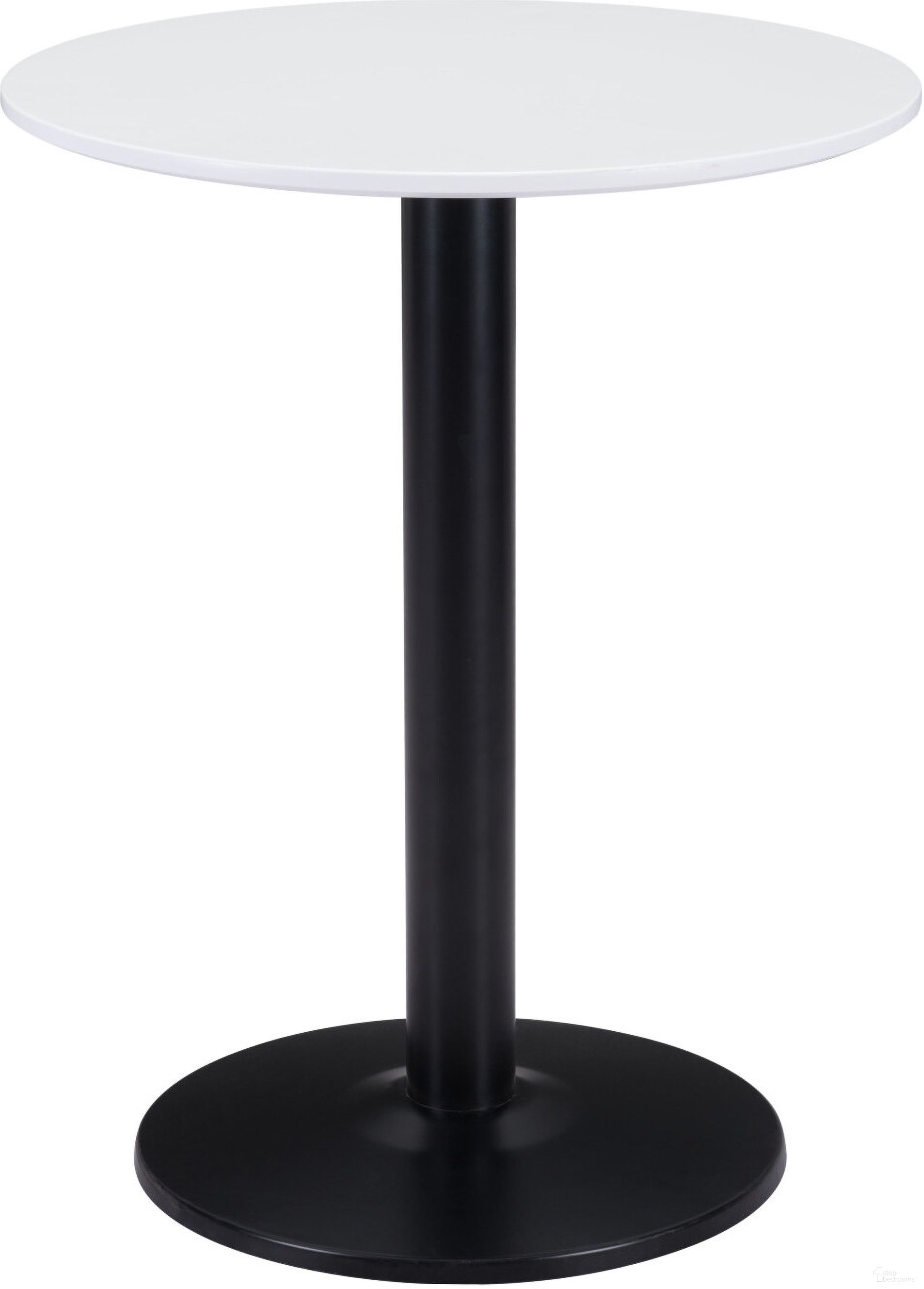The appearance of Alto Bistro Table In White and Black designed by Zuo Modern in the modern / contemporary interior design. This white and black piece of furniture was selected by 1StopBedrooms from Alto Collection to add a touch of cosiness and style into your home. Sku: 101569. Table Top Shape: Round. Material: MDF.