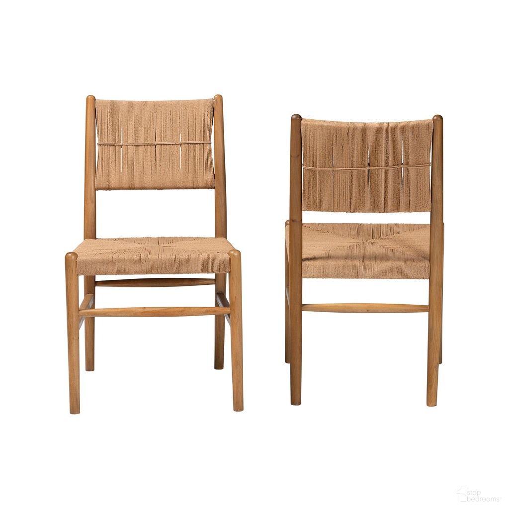 The appearance of Alva Handwoven Side Chair Set of 2 with Mahogany Wood Frame In Honey and Brown designed by Baxton Studio in the transitional interior design. This honey/brown piece of furniture was selected by 1StopBedrooms from Alva Collection to add a touch of cosiness and style into your home. Sku: MD-39889-Alva-Honey-Wooden-DC. Material: Mahogany. Chair Type: Side Chair.