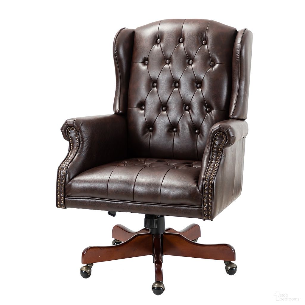 Amadeo Executive Chair In Brown