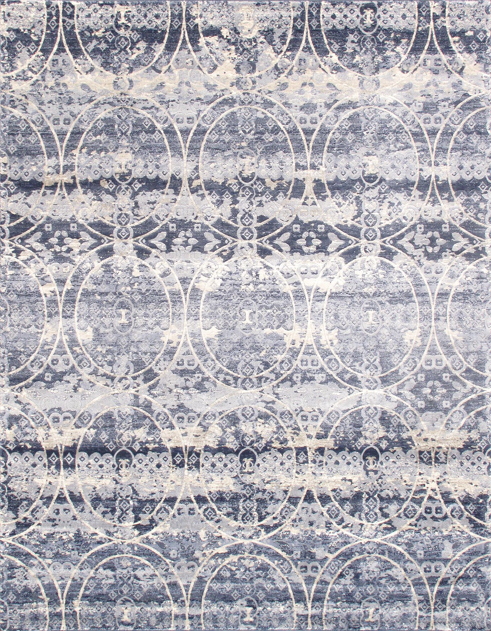 Amadeus Design Power Loom Area Rug- 4' x 6' In Blue