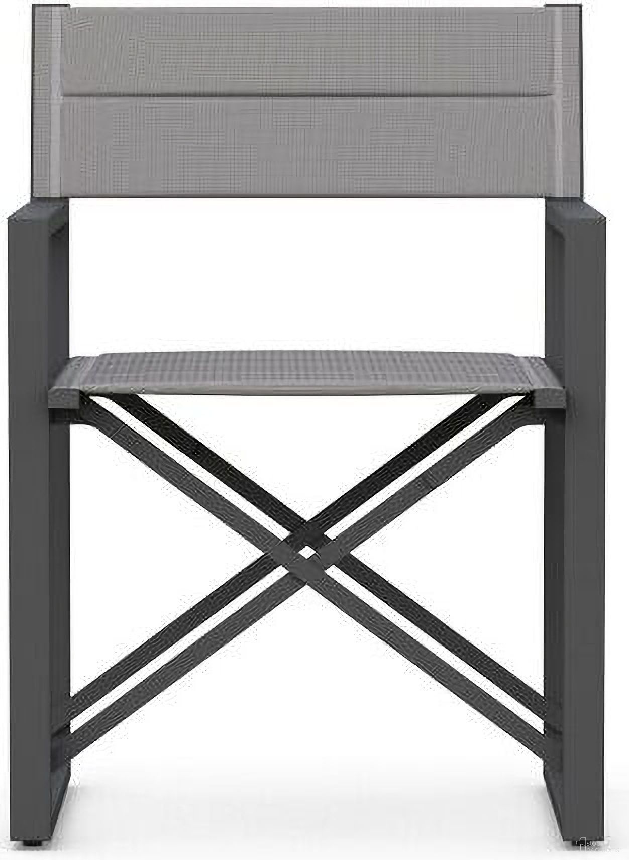 The appearance of Amalfi Director's Chair Set of 4 In Light Gray and Matte Charcoal designed by Azzurro Living in the modern / contemporary interior design. This light gray/matte charcoal piece of furniture was selected by 1StopBedrooms from Amalfi Collection to add a touch of cosiness and style into your home. Sku: AFI-B85A16FC-Q4. Material: Aluminum.