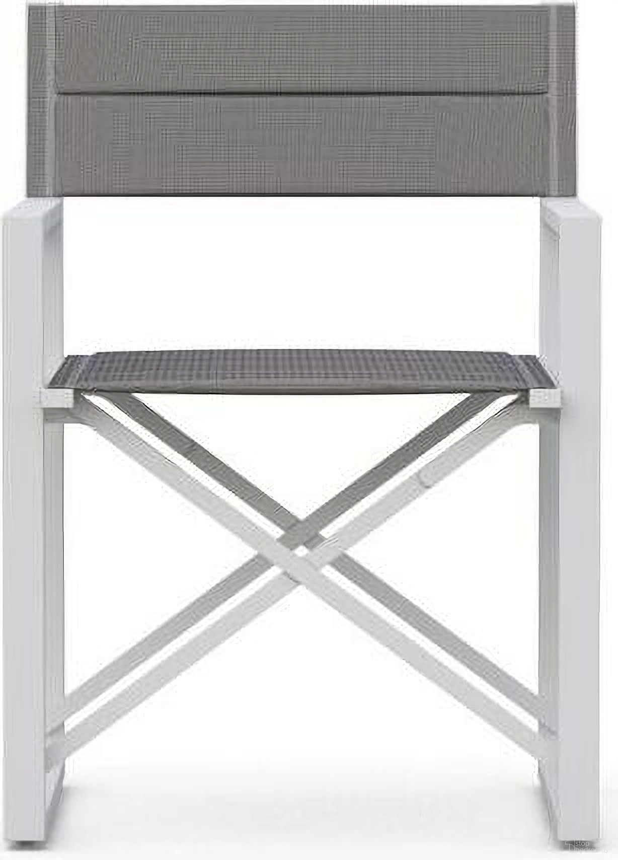 The appearance of Amalfi Director's Chair Set of 4 In Light Gray and Matte White designed by Azzurro Living in the modern / contemporary interior design. This light gray/matte white piece of furniture was selected by 1StopBedrooms from Amalfi Collection to add a touch of cosiness and style into your home. Sku: AFI-B85A17FC-Q4. Material: Aluminum.