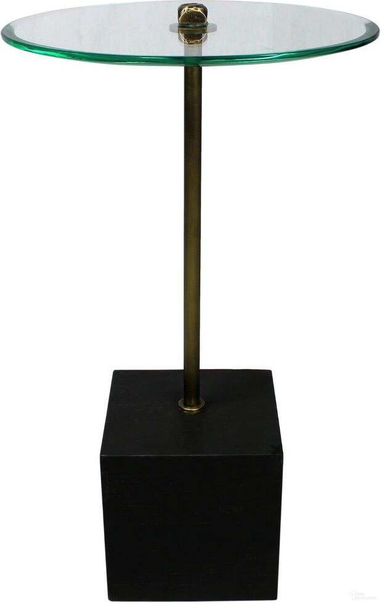 The appearance of Orlando End Table In Gold And Black designed by Moti in the transitional interior design. This gold and black piece of furniture  was selected by 1StopBedrooms from Orlando Collection to add a touch of cosiness and style into your home. Sku: 82004016. Material: Iron.