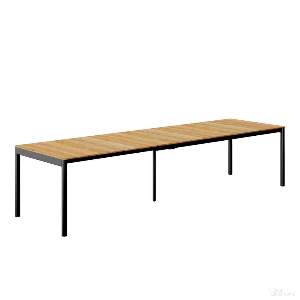 The appearance of Amazonia London Extendable Patio Dining Table In Black designed by International Home Miami in the modern / contemporary interior design. This black piece of furniture  was selected by 1StopBedrooms from Stockholm Collection to add a touch of cosiness and style into your home. Sku: TPZEXTBL. Material: Aluminium.