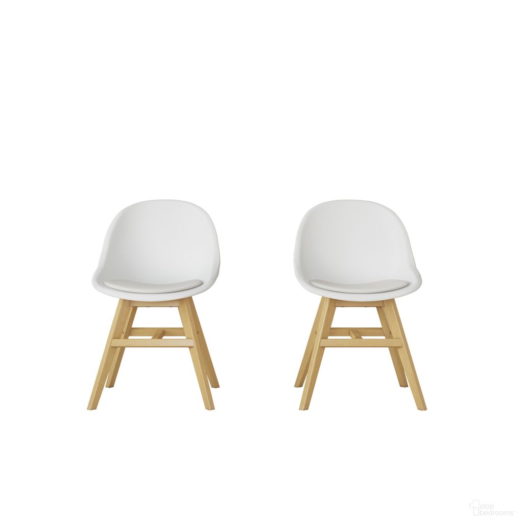 The appearance of Amazonia Targaryen 2-Piece Side Chairs Set In White designed by International Home Miami in the modern / contemporary interior design. This white piece of furniture was selected by 1StopBedrooms from Amsterdam Collection to add a touch of cosiness and style into your home. Sku: SC 2CONCSIDE WH_WH LOT. Material: Resin.