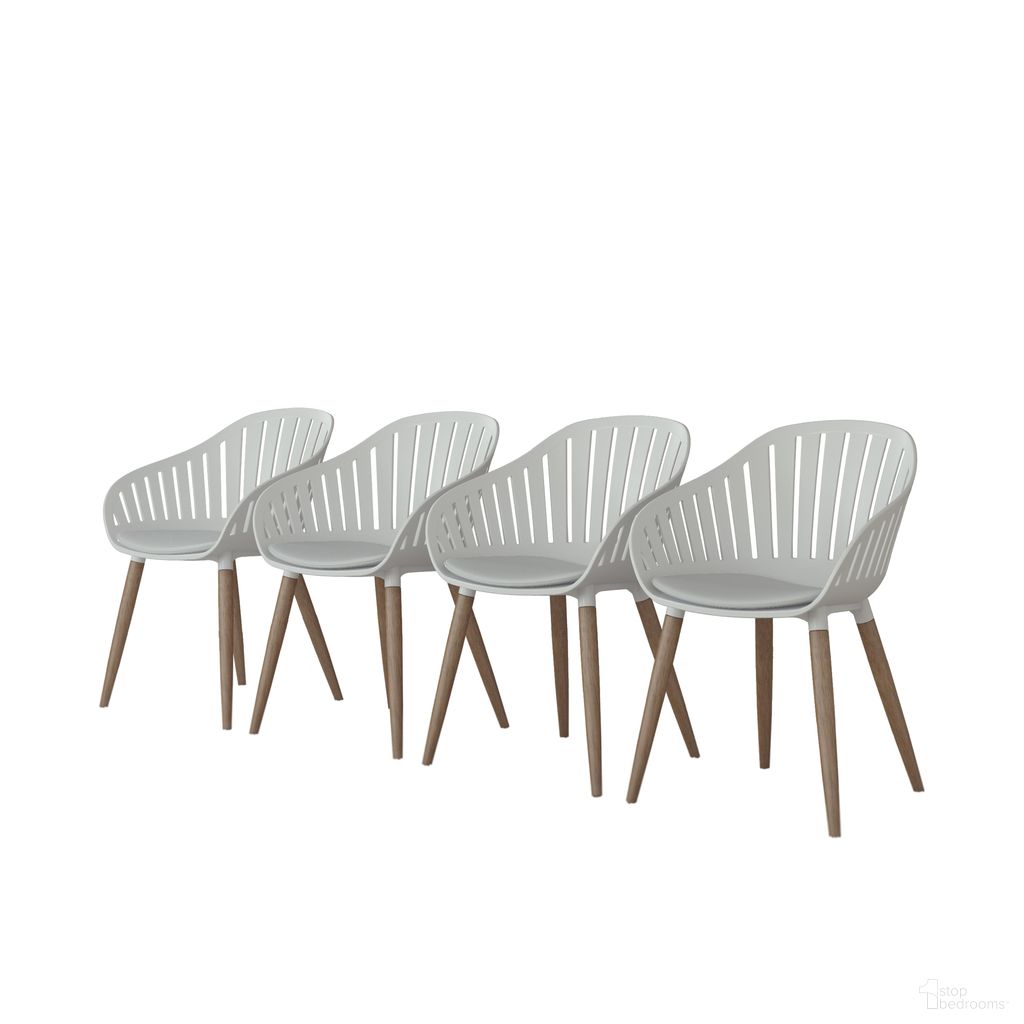The appearance of Amazonia Winterfell 4-Piece Chairs Set In White designed by International Home Miami in the modern / contemporary interior design. This white piece of furniture was selected by 1StopBedrooms from Florence Collection to add a touch of cosiness and style into your home. Sku: SC 4CANNES WH_WH PAR. Material: Resin.