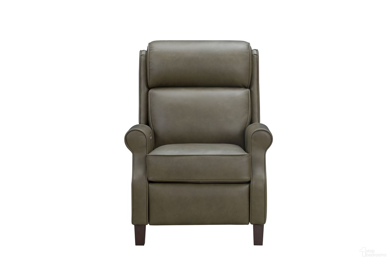 The appearance of Amber Power Recliner with Power Head Rest In Olive designed by BarcaLounger in the transitional interior design. This olive piece of furniture was selected by 1StopBedrooms from Amber Collection to add a touch of cosiness and style into your home. Sku: 9PH1653531038. Material: Leather.