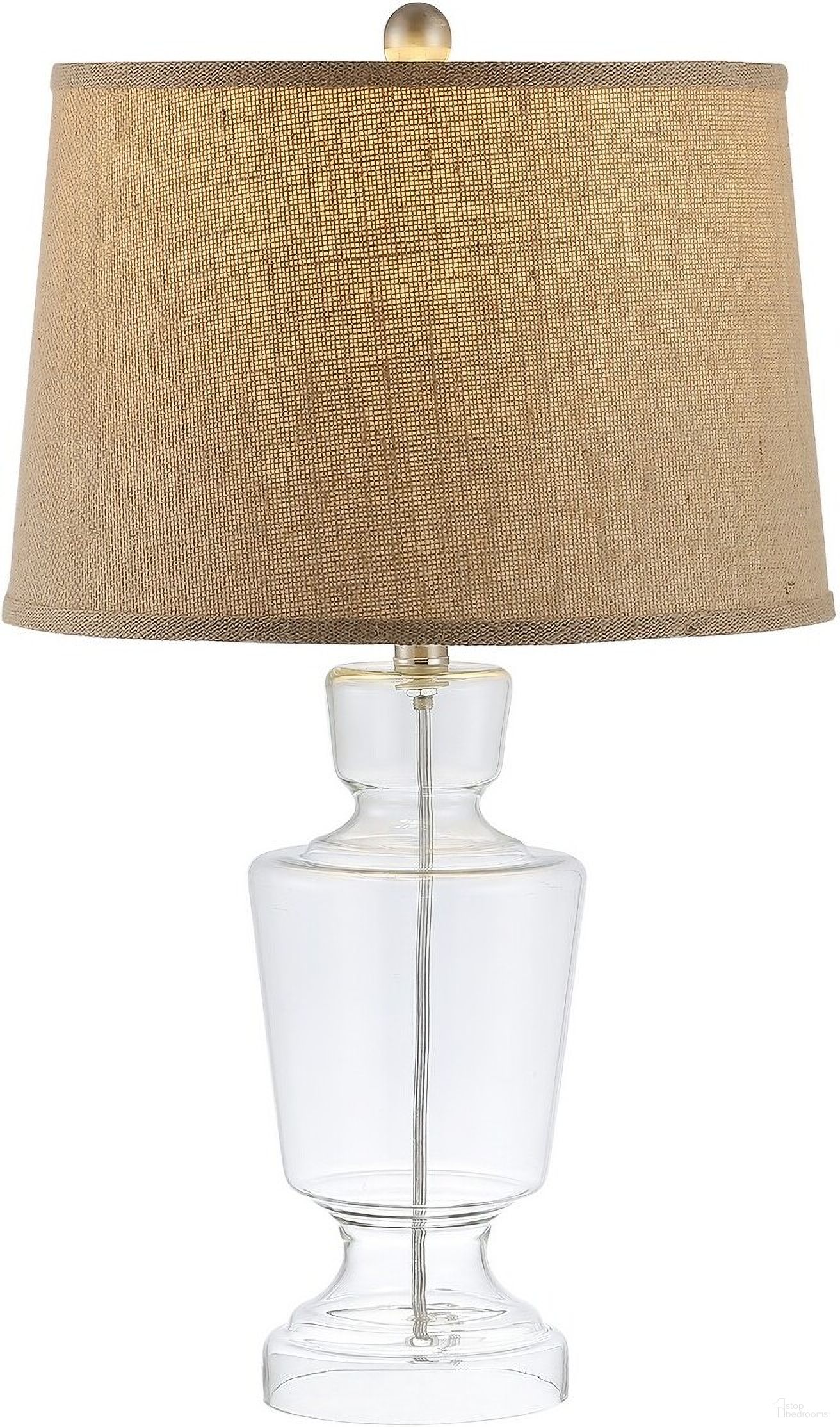 Amby Glass Table Lamp Set of 2 in Clear
