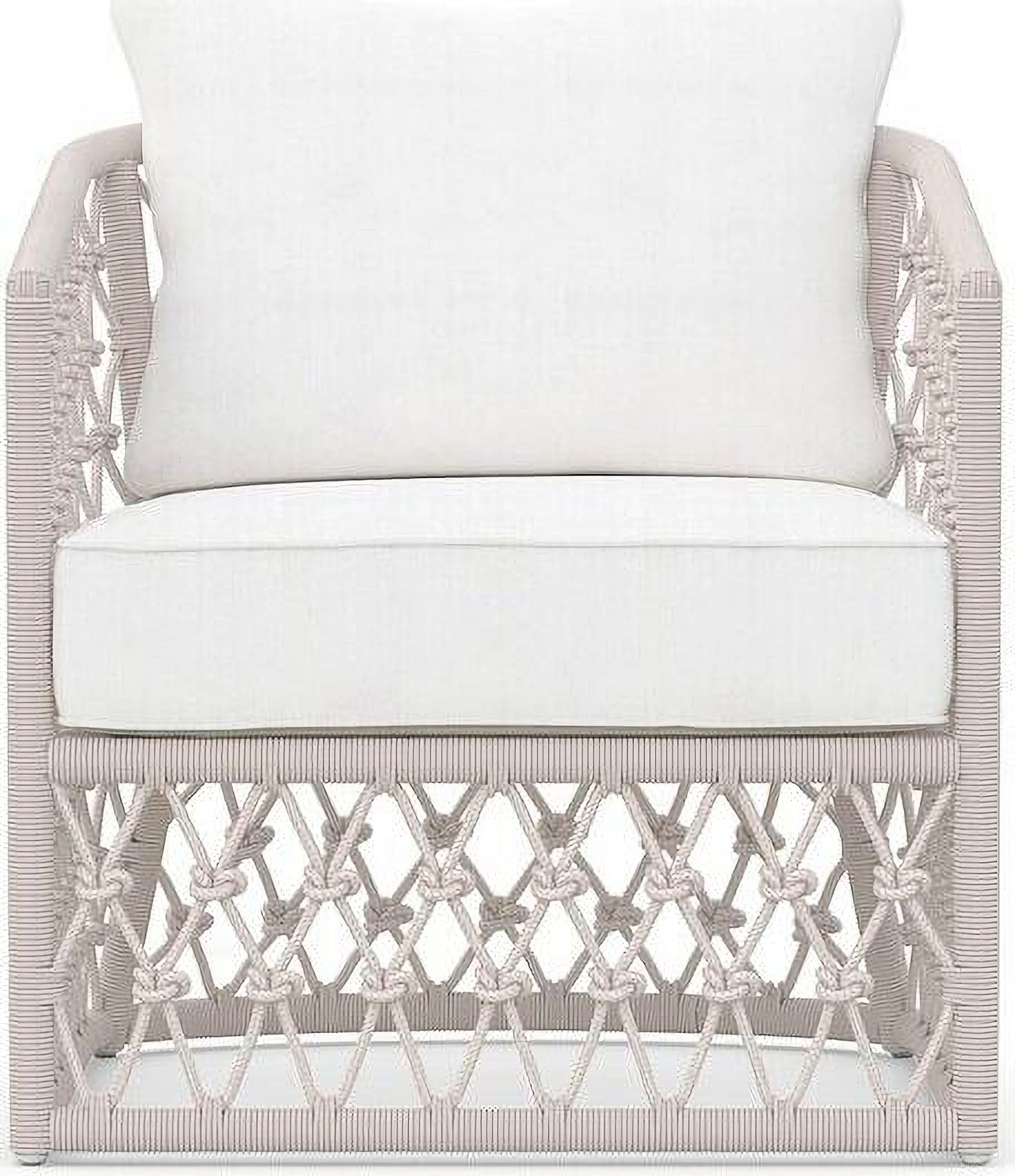 The appearance of Amelia Club Chair with Cushion In Polar and Matte White designed by Azzurro Living in the coastal interior design. This polar/matte white piece of furniture was selected by 1StopBedrooms from Amelia Collection to add a touch of cosiness and style into your home. Sku: AME-R06S1-CU. Material: Aluminum.