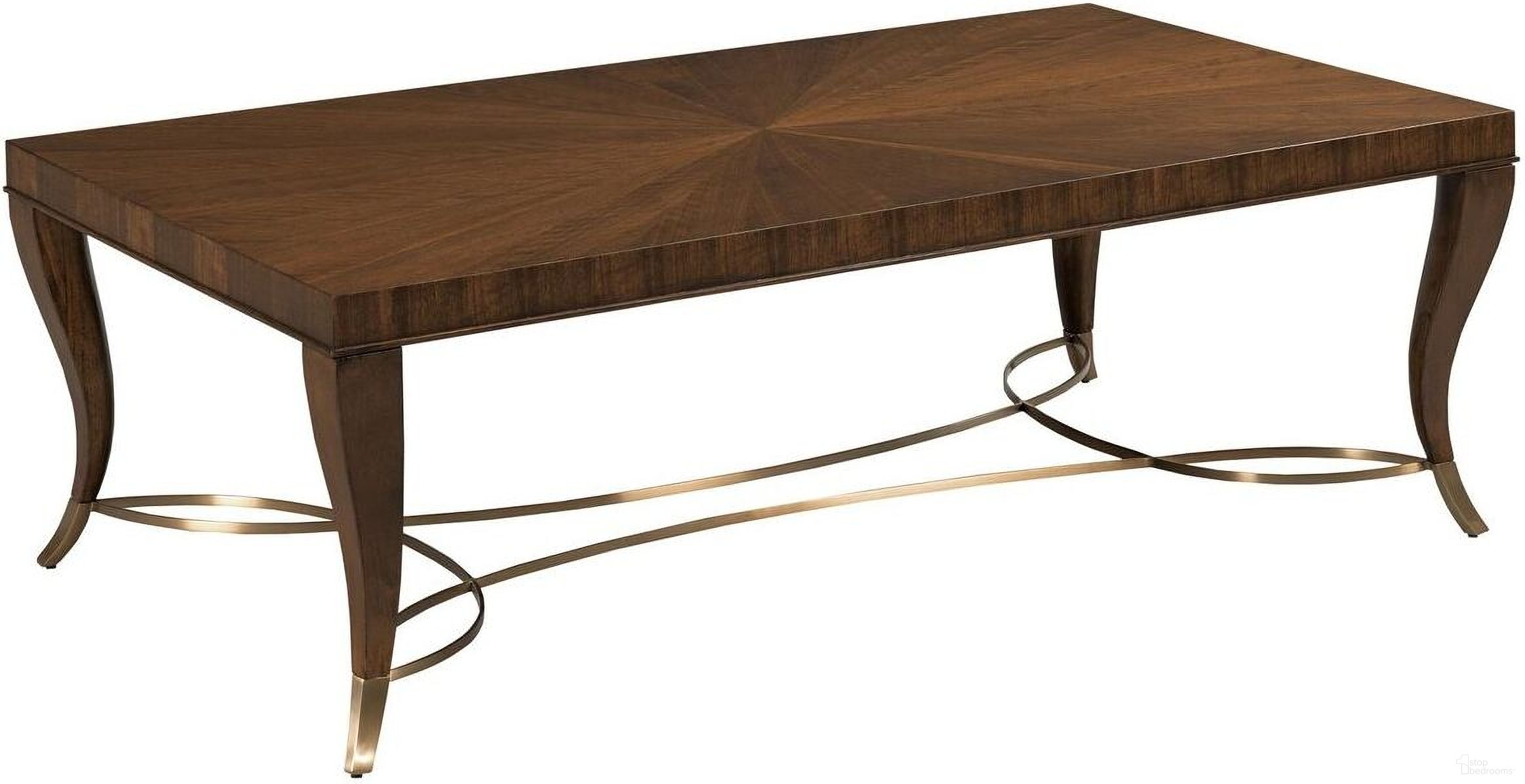The appearance of Vantage Coffee Table In Warm Brown designed by American Drew in the transitional interior design. This warm brown piece of furniture  was selected by 1StopBedrooms from Vantage Collection to add a touch of cosiness and style into your home. Sku: 929-910. Material: Wood.