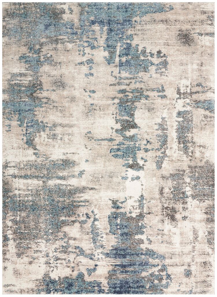The appearance of American Manor 3'11" x 5'11" Indoor Rug In Ivory Blue designed by Nourison in the modern / contemporary interior design. This ivory blue piece of furniture was selected by 1StopBedrooms from American Manor Collection to add a touch of cosiness and style into your home. Sku: 99446883124. Material: Polypropylene.