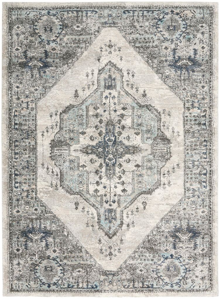 American Manor 5'3" x 7'3" Indoor Rug In Grey