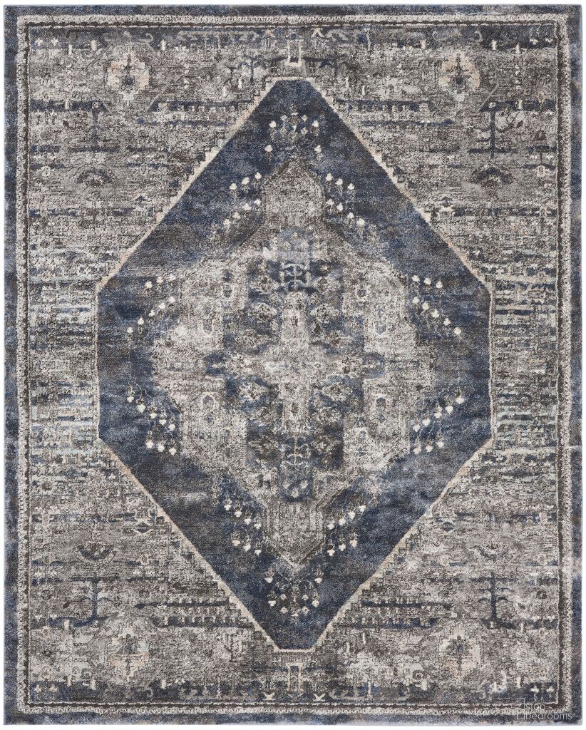 American Manor 7'10" x 9'10" Indoor Rug In Blue