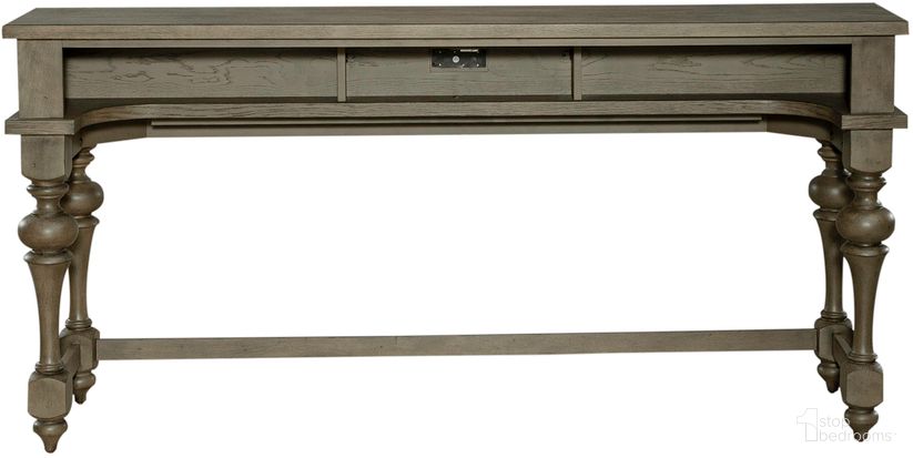 The appearance of Americana Farmhouse Console Bar Table designed by Liberty in the traditional interior design. This taupe piece of furniture was selected by 1StopBedrooms from Americana Farmhouse Collection to add a touch of cosiness and style into your home. Sku: 615-OT7637. Table Top Shape: Rectangular. Material: Rubberwood.
