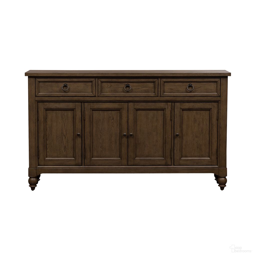 The appearance of Americana Farmhouse Hall Buffet designed by Liberty in the traditional interior design. This taupe piece of furniture was selected by 1StopBedrooms from Americana Farmhouse Collection to add a touch of cosiness and style into your home. Sku: 615-HB7242. Material: Rubberwood.