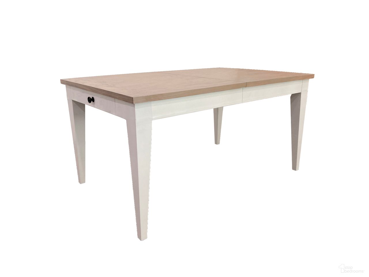 The appearance of Americana Modern 60 Inch Rectangular Dining Table With Extends To 78 Inch Leaf designed by Parker House in the rustic / southwestern interior design. This cotton piece of furniture  was selected by 1StopBedrooms from Americana Collection to add a touch of cosiness and style into your home. Sku: DAME#60RECT-COT. Table Base Style: Legs. Material: Wood Veneer. Table Top Shape: Rectangular. Size: 38" x 60".
