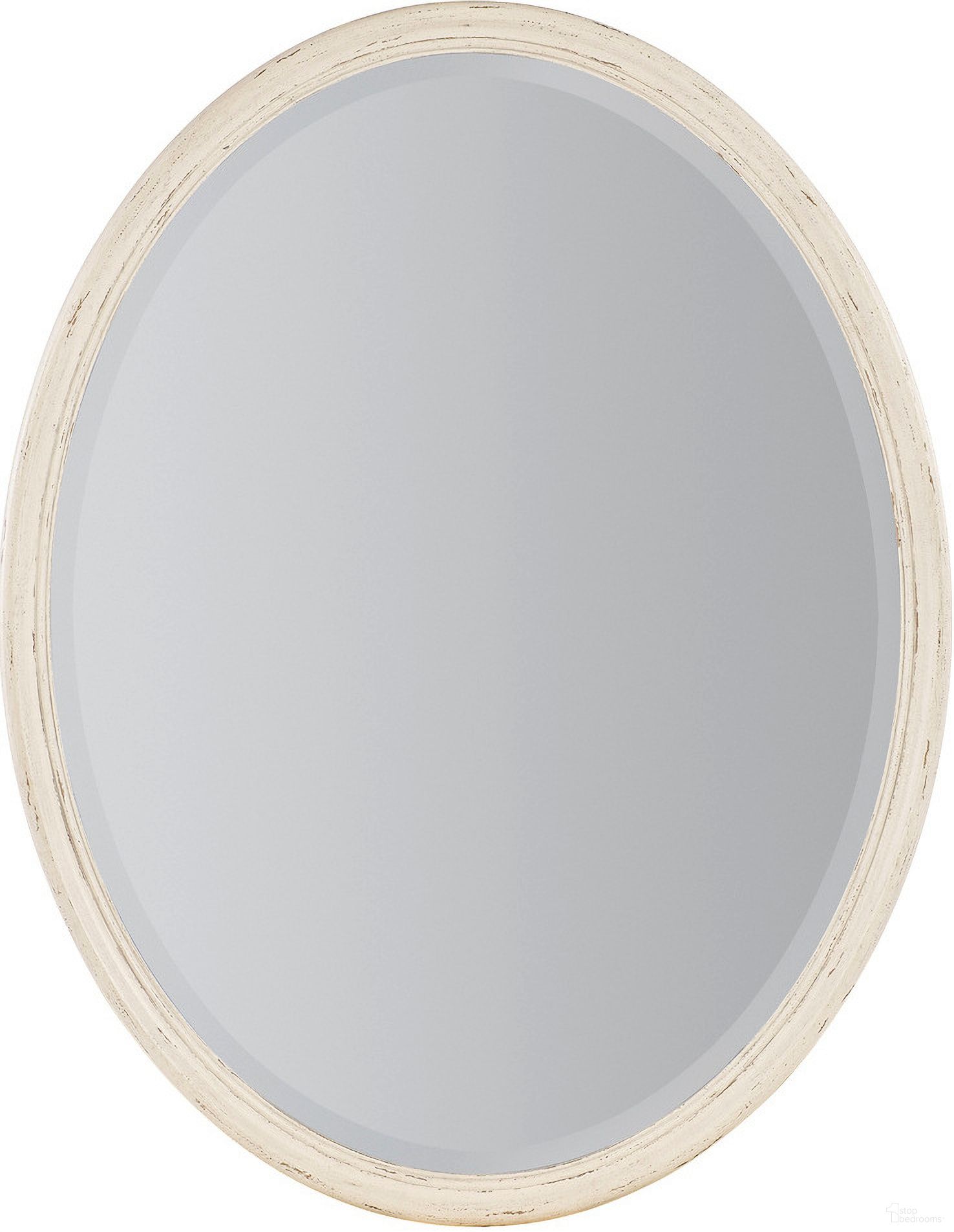 The appearance of Americana Oval Mirror In White designed by Hooker in the transitional interior design. This white piece of furniture was selected by 1StopBedrooms from Americana Collection to add a touch of cosiness and style into your home. Sku: 7050-90007-02. Material: Wood.