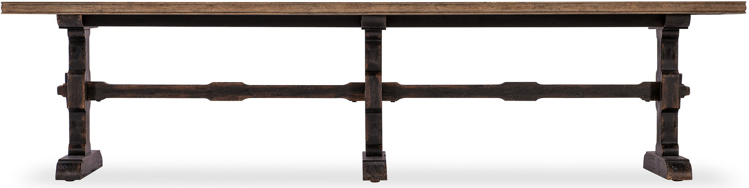 Americana Trestle Rectangle Cocktail Table In Black by Hooker ...