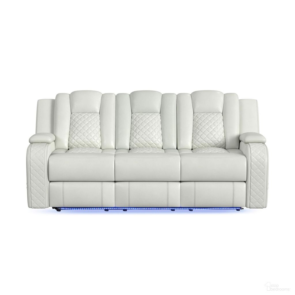 The appearance of Amias Power Motion Sofa with Power Headrest and Dropdown Table In Oyster designed by Picket House in the modern / contemporary interior design. This oyster piece of furniture was selected by 1StopBedrooms from Amias Collection to add a touch of cosiness and style into your home. Sku: U-8900-8205-308PP. Material: PU.