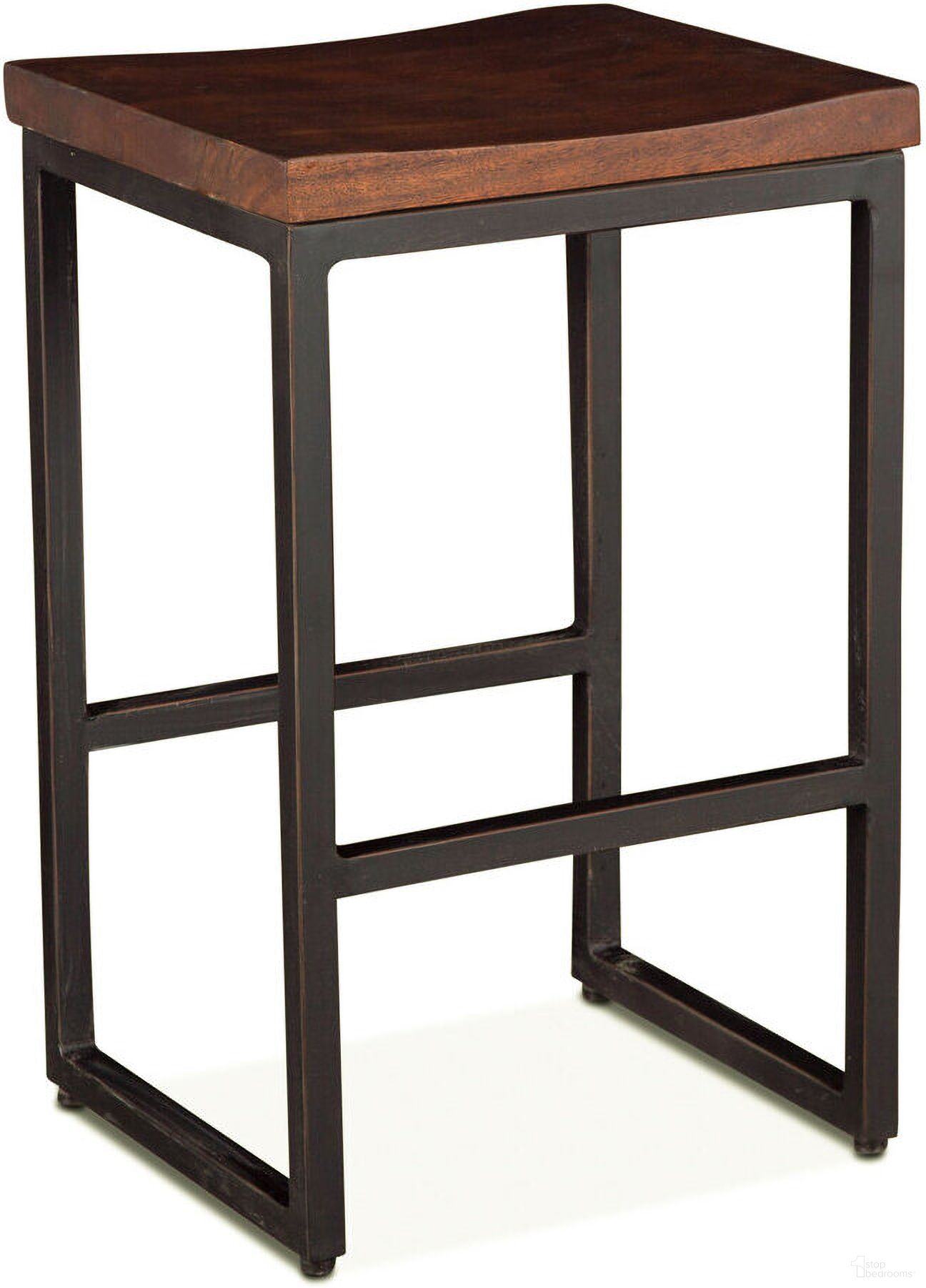 The appearance of Amici Counter Stool 16 Inch In Brown designed by Home Trends and Design in the industrial interior design. This brown piece of furniture  was selected by 1StopBedrooms from Amici Collection to add a touch of cosiness and style into your home. Sku: ZWPRCS16TB. Material: Acacia Wood.