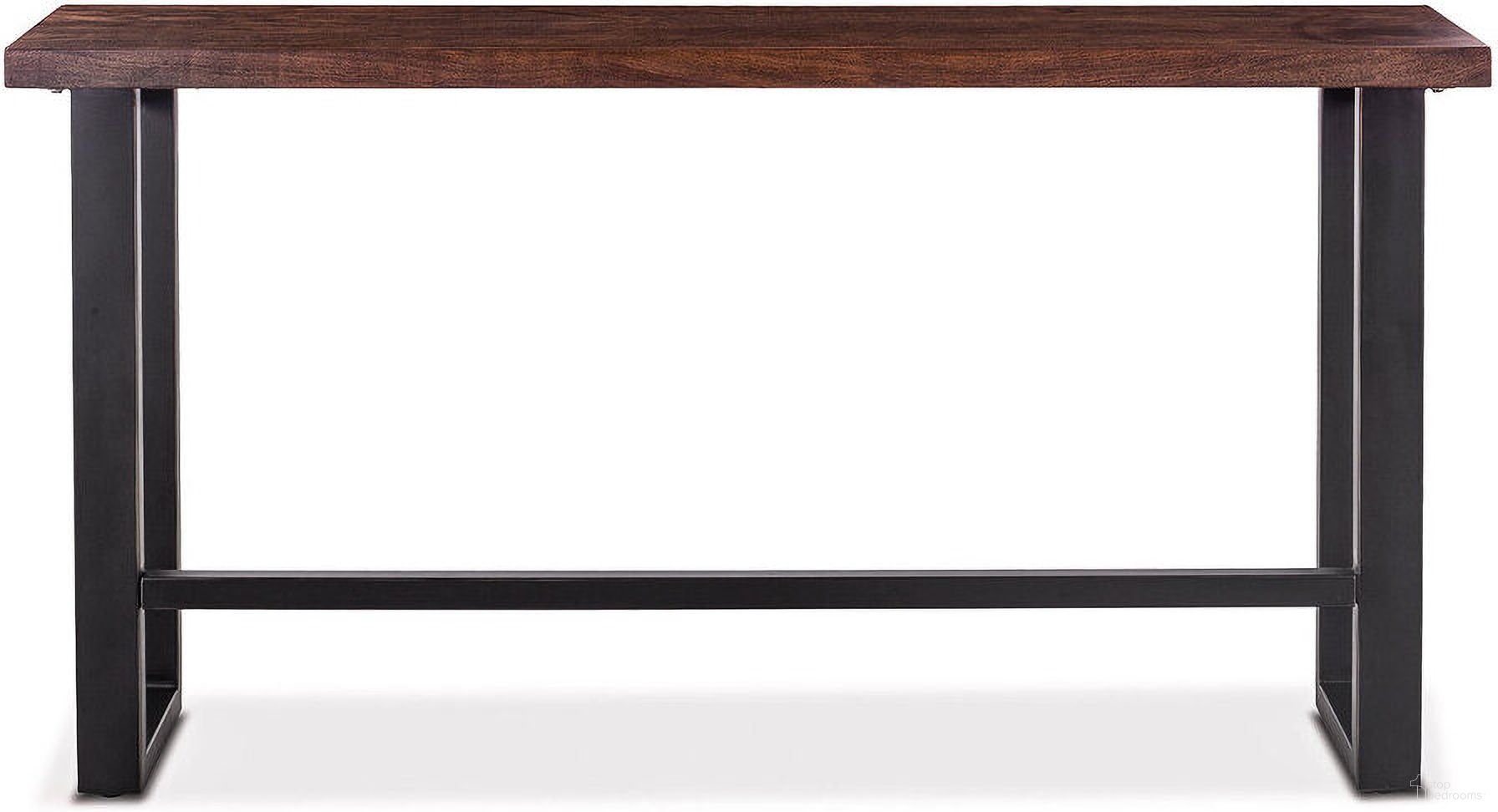 Amici Sofa Back Counter Table In Brown