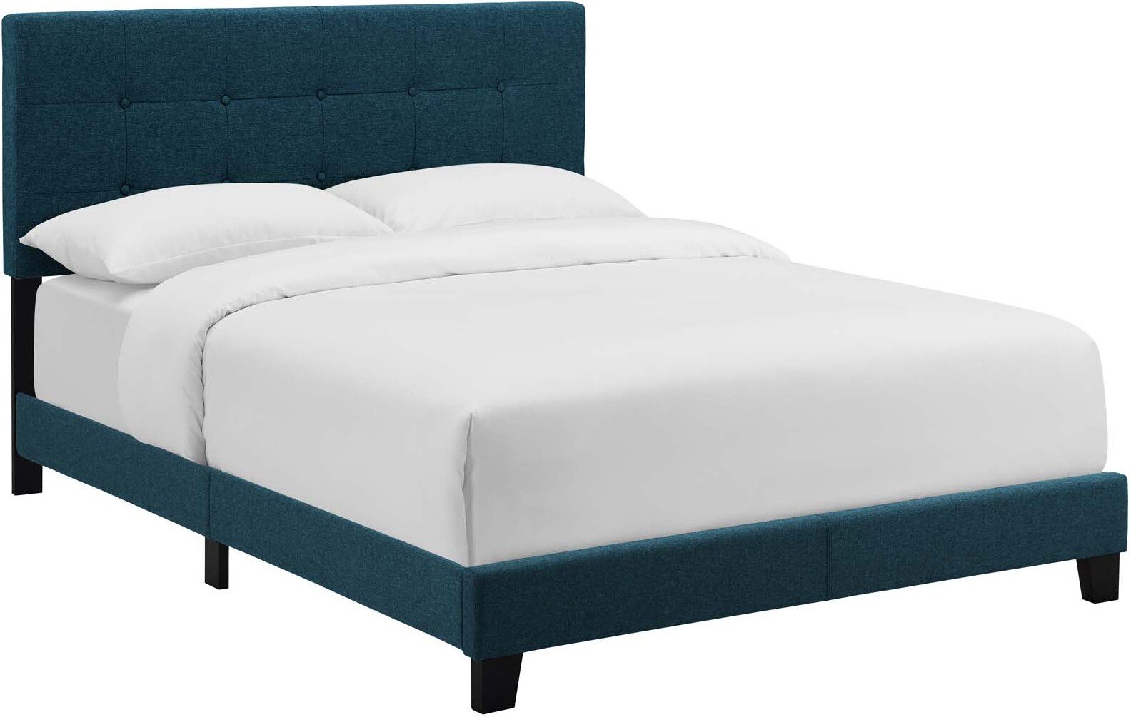 Amira Azure Twin Upholstered Fabric Bed by Modway | 1StopBedrooms