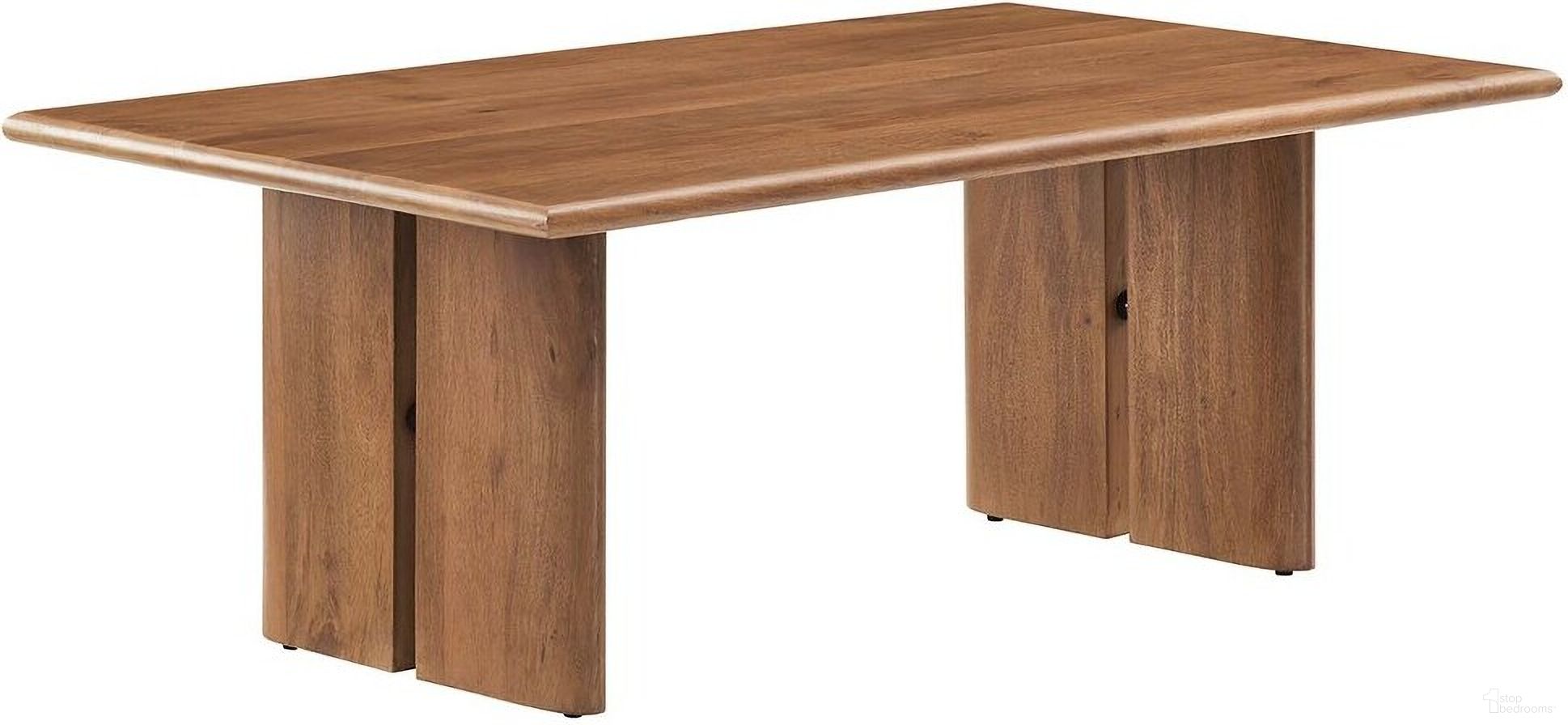The appearance of Amistad Wood Coffee Table In Walnut designed by Modway in the modern / contemporary interior design. This walnut piece of furniture was selected by 1StopBedrooms from Amistad Collection to add a touch of cosiness and style into your home. Sku: EEI-6341-WAL. Material: Wood.