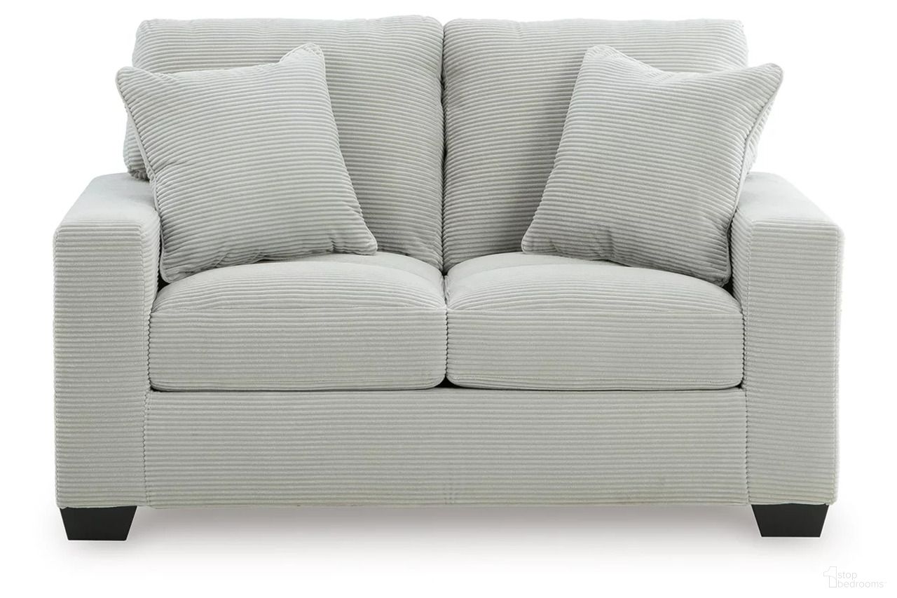 The appearance of Ammon Loveseat In Smoke designed by Signature Design by Ashley in the modern / contemporary interior design. This smoke piece of furniture was selected by 1StopBedrooms from Ammon Collection to add a touch of cosiness and style into your home. Sku: NC3200535. Material: Polyester.