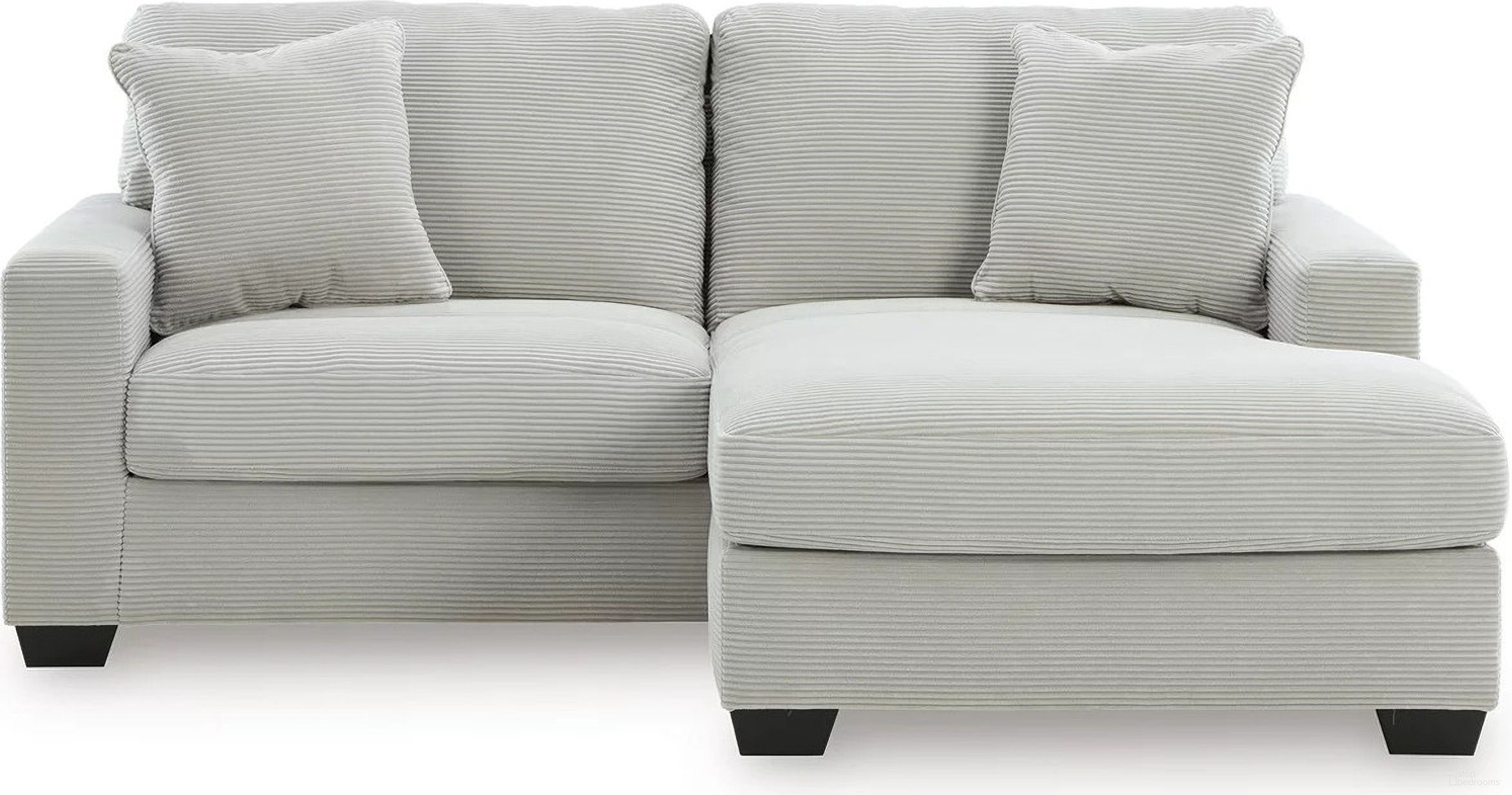 The appearance of Ammon Sofa Chaise In Smoke designed by Signature Design by Ashley in the modern / contemporary interior design. This smoke piece of furniture was selected by 1StopBedrooms from Ammon Collection to add a touch of cosiness and style into your home. Sku: NC3200518. Material: Polyester.