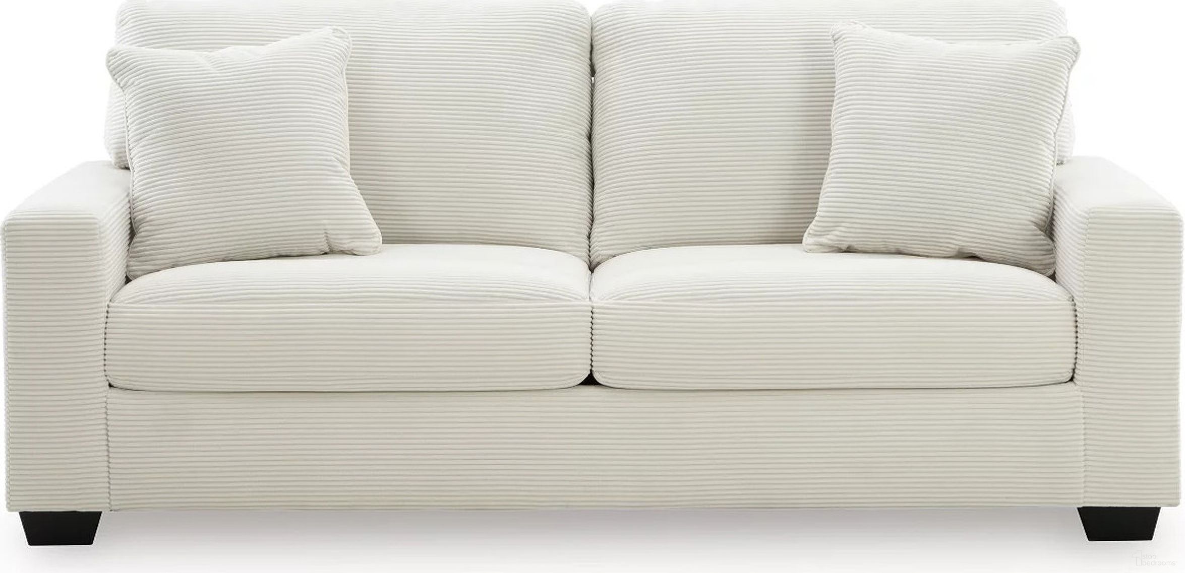 The appearance of Ammon Sofa In Ivory designed by Signature Design by Ashley in the modern / contemporary interior design. This ivory piece of furniture was selected by 1StopBedrooms from Ammon Collection to add a touch of cosiness and style into your home. Sku: NC3200638. Material: Polyester.