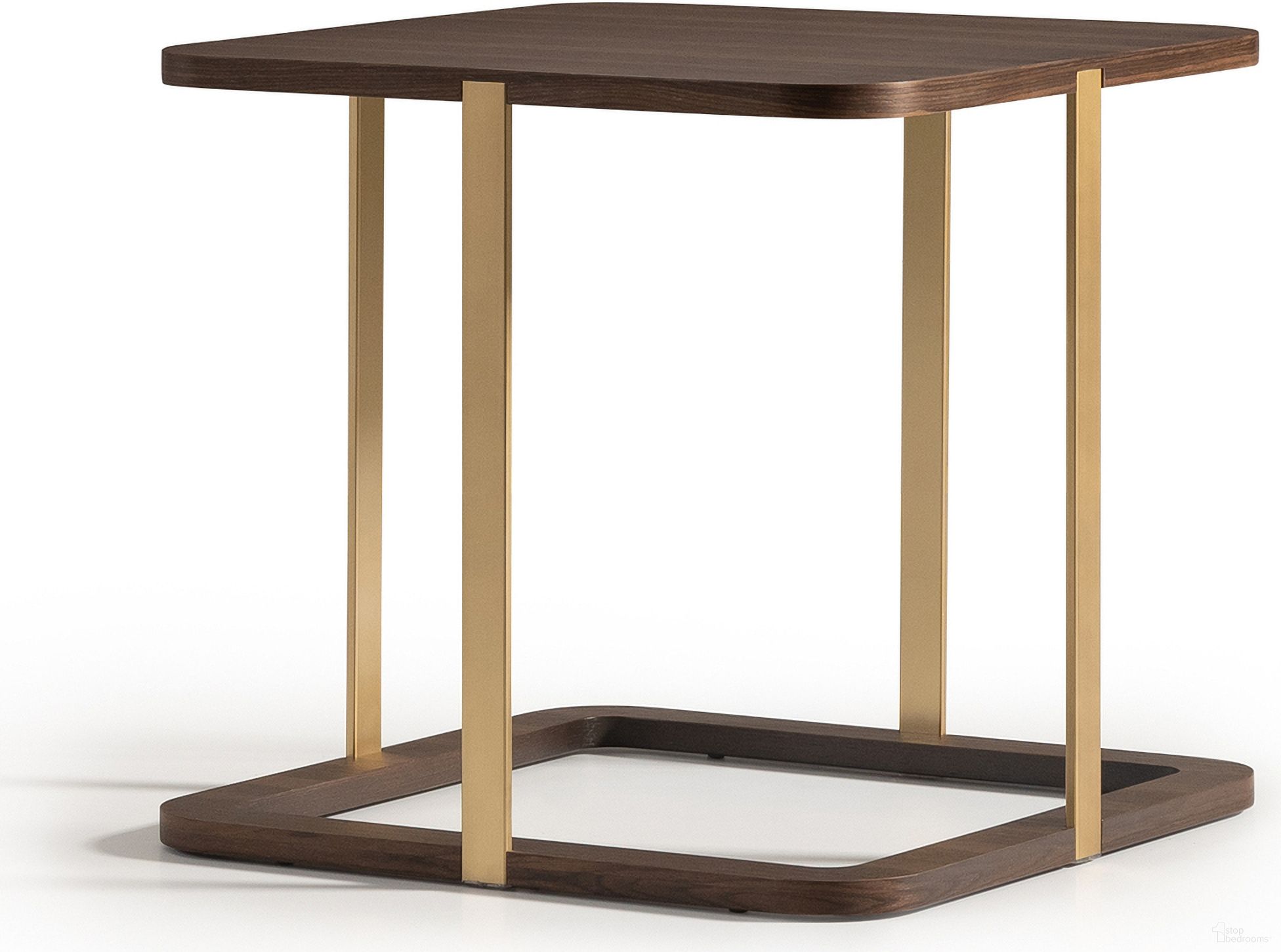 The appearance of Amora Side Table In Eggshell Walnut designed by Michael Amini in the transitional interior design. This eggshell walnut piece of furniture was selected by 1StopBedrooms from Amora Collection to add a touch of cosiness and style into your home. Sku: LFR-AMRA202-223. Material: MDF.