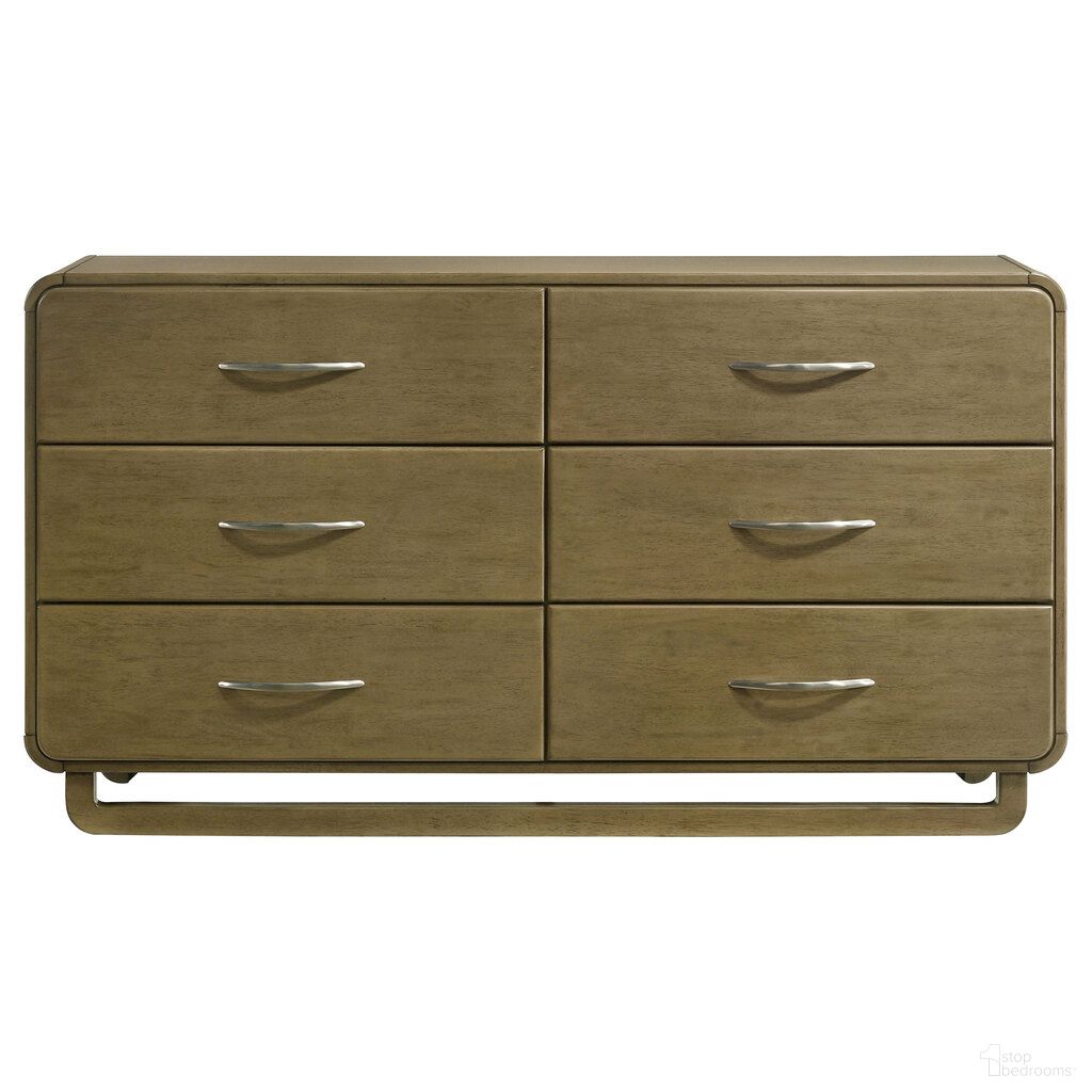 The appearance of Amsbury 6-Drawer Dresser Cabinet In Nutmeg designed by Coaster in the transitional interior design. This nutmeg piece of furniture was selected by 1StopBedrooms from Amsbury Collection to add a touch of cosiness and style into your home. Sku: 224273. Material: Particle Board.