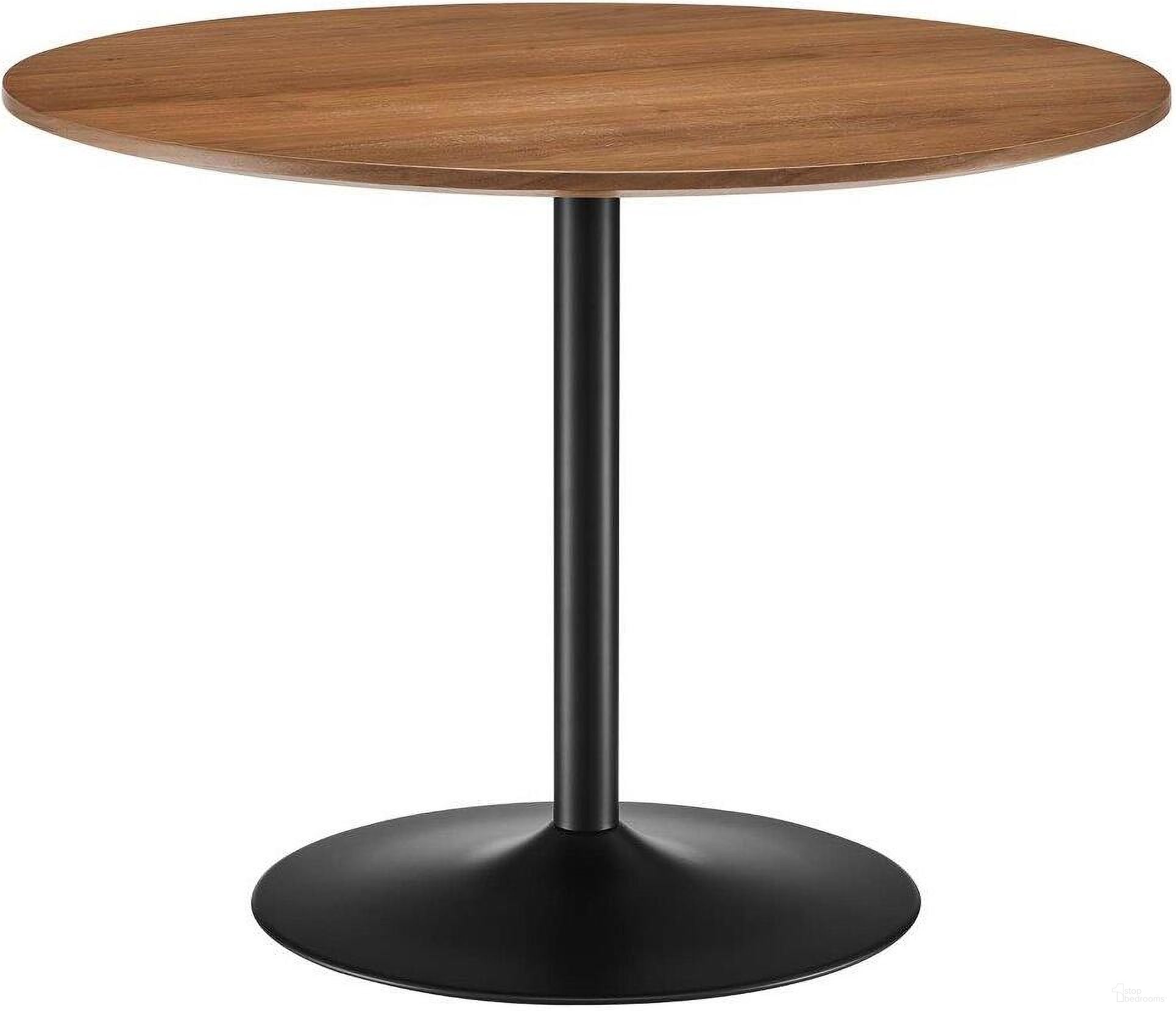 Amuse 40 Inch Dining Table In Black Walnut