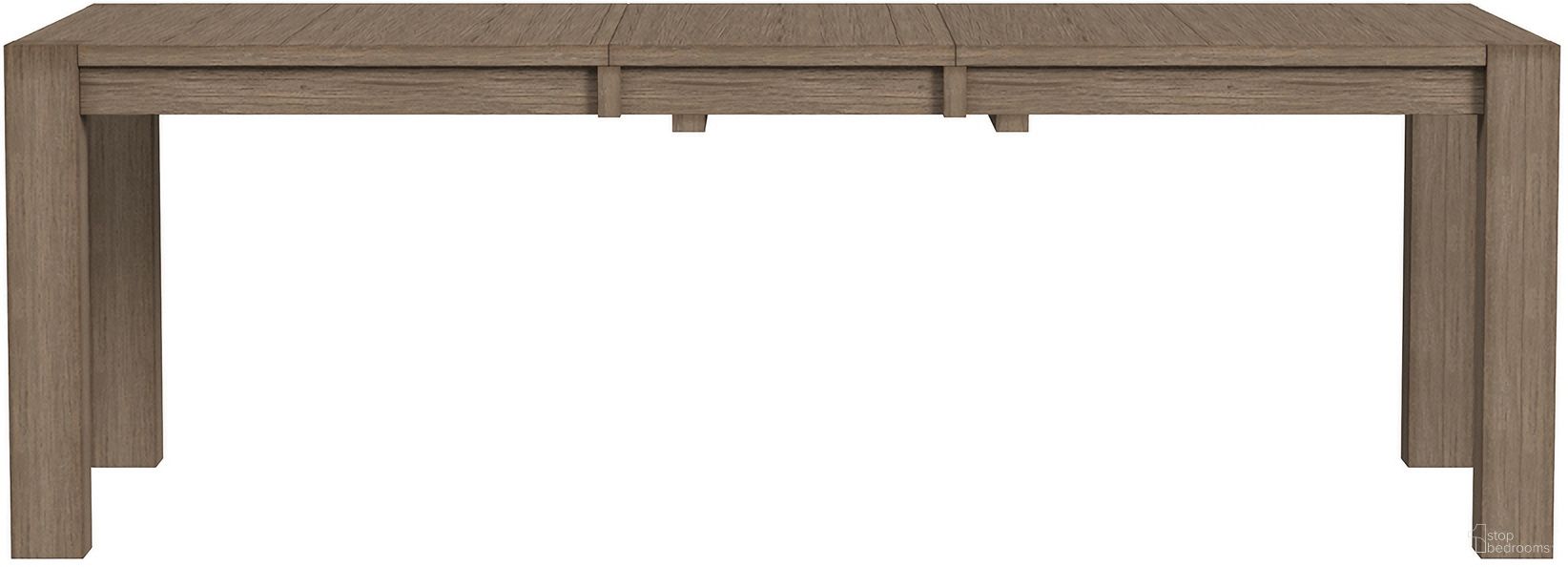 The appearance of Anacortes Leg Table With One Self Storing Leaf In Dark Taupe designed by A-America in the modern / contemporary interior design. This dark taupe piece of furniture was selected by 1StopBedrooms from Anacortes Collection to add a touch of cosiness and style into your home. Sku: ANADT6340. Table Base Style: Legs. Material: Wood. Table Top Shape: Rectangular. Size: 90" x 42".