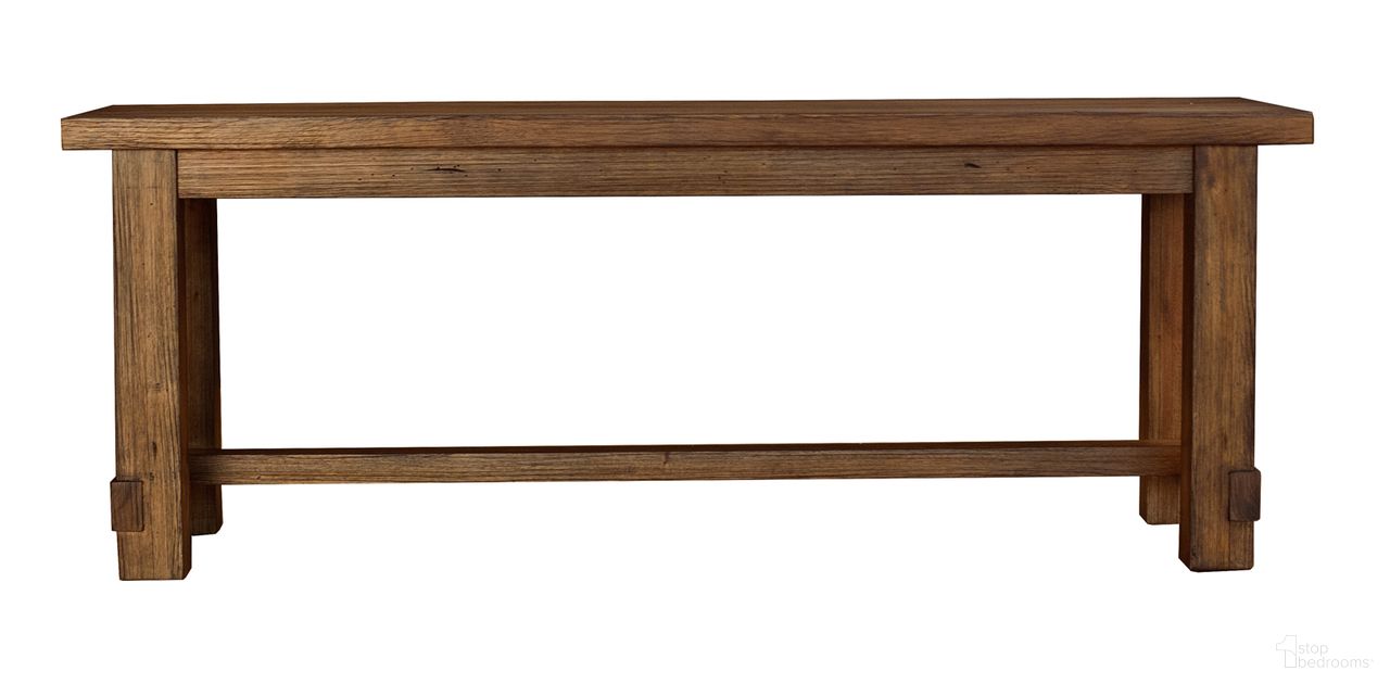 The appearance of Anacortes Mahogany Bench designed by A-America in the modern / contemporary interior design. This brown piece of furniture was selected by 1StopBedrooms from Anacortes Collection to add a touch of cosiness and style into your home. Sku: ANASM296K. Material: Wood.