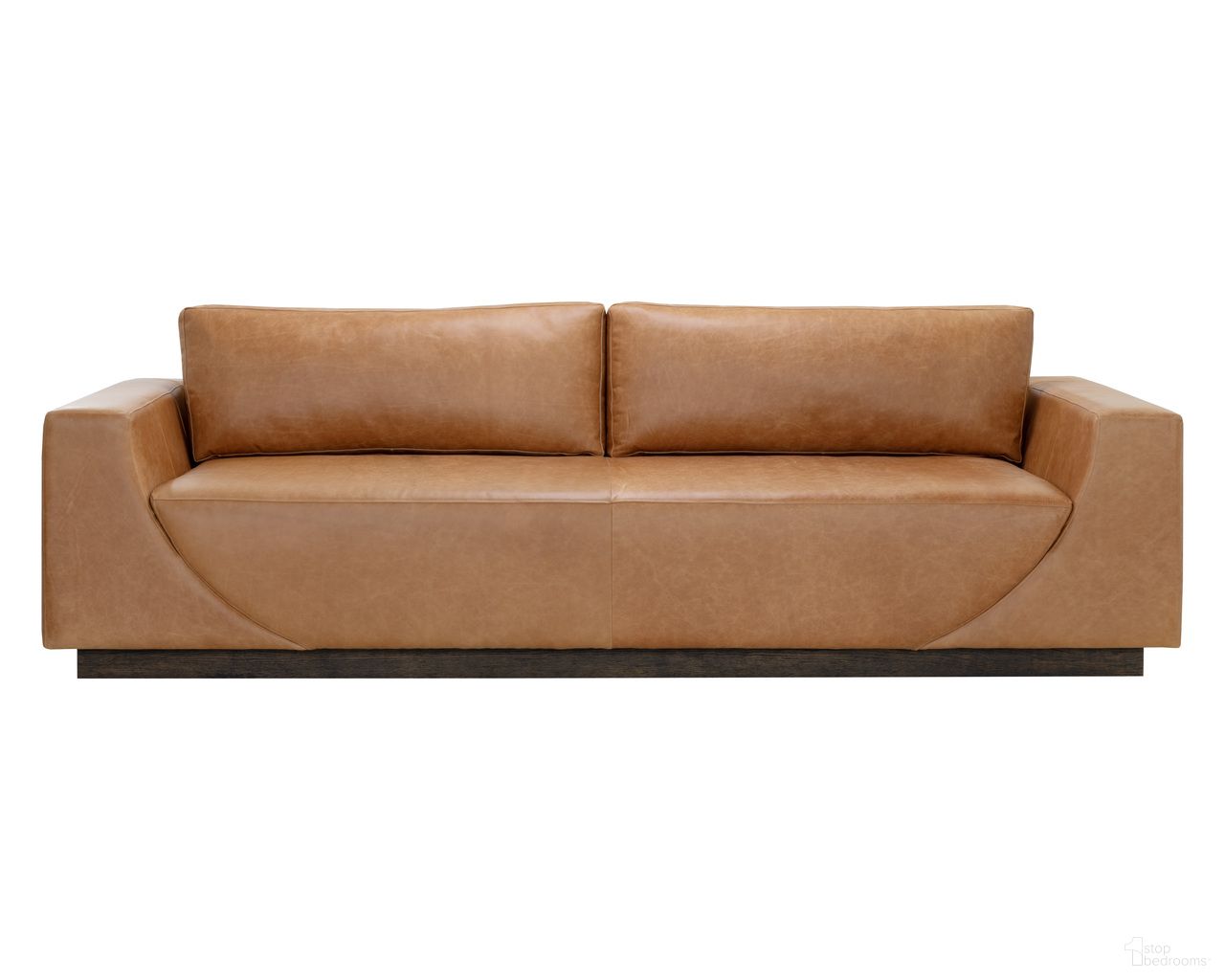 Anakin Sofa In Dark Brown and Tuscany Cognac